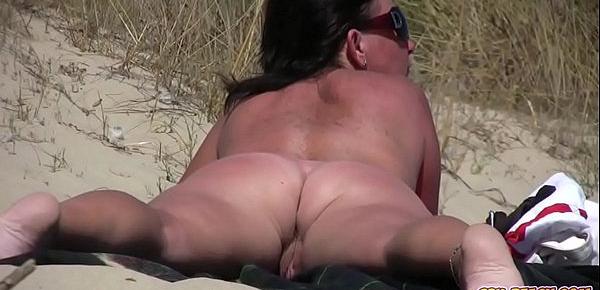  Amateur Nudist Voyeur Fat Milf Close Up Video